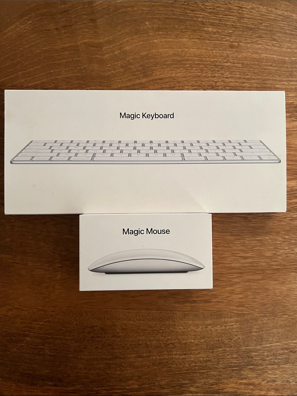 Apple Magic Keyboard and Magic Mouse - White/Silver